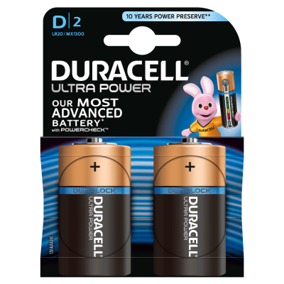 Pilas DURACELL  (pack de 2 Uds)